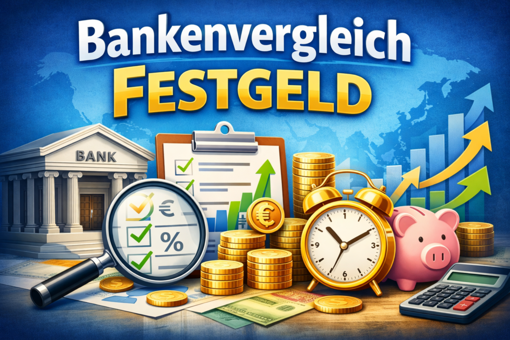Bankenvergleich Festgeld - Beitragsbild