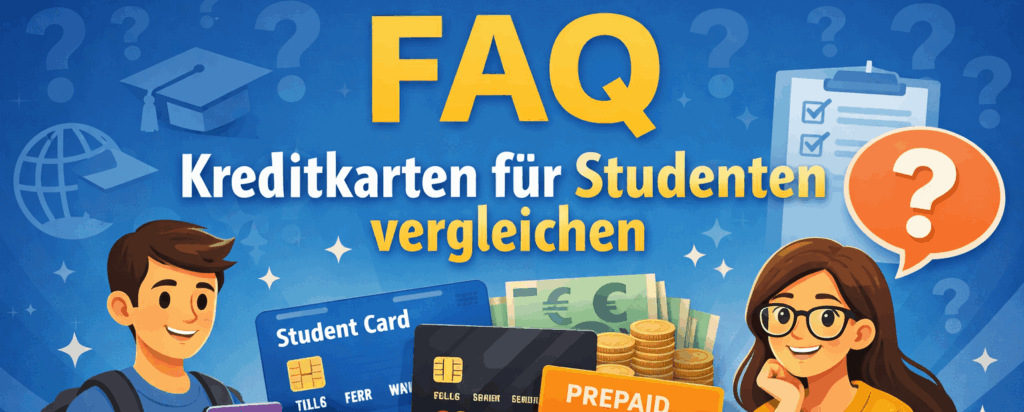 Häufig gestellte Fragen & Antworten zum Vergleich von Studentenkreditkarten
