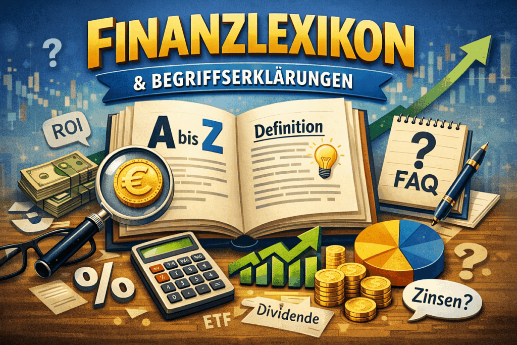Finanzlexikon und Begriffserklärungen - Beitragsbild
